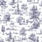 Designs Direct Mothman Novelty Toile Peel & Stick Wallpaper
